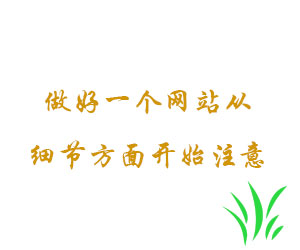 做好一個網(wǎng)站從細(xì)節(jié)方面開始注意