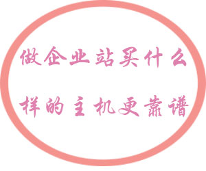 做企業(yè)站買(mǎi)什么樣的主機(jī)更靠譜